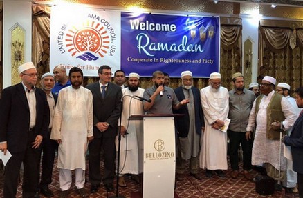 Speaking at the United Imams Council of America to leadership across NYC